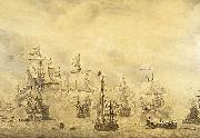 Willem van de Velde the Elder Battle of the Sound, 1658. Germany oil painting artist